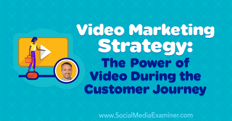 Video Marketing Strategy: The Power of Video Under the Customer Journey with insights from Ben Amos on the Social Media Marketing Podcast.