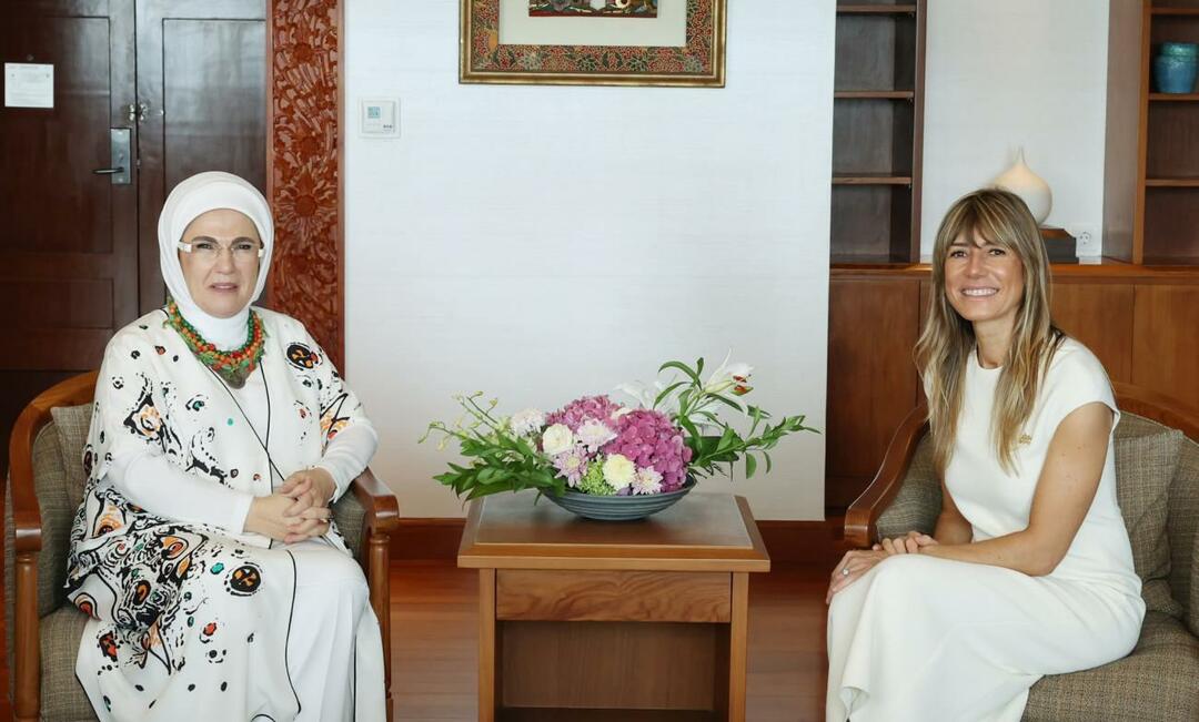 Emine Erdoğan träffade ledarnas fruar på Bali