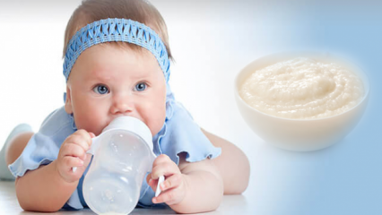 Enkelt rismjölrecept för spädbarn! Hur man gör babypudding under den kompletterande matperioden?