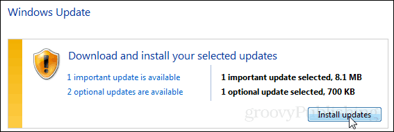 Windows uppdatering 