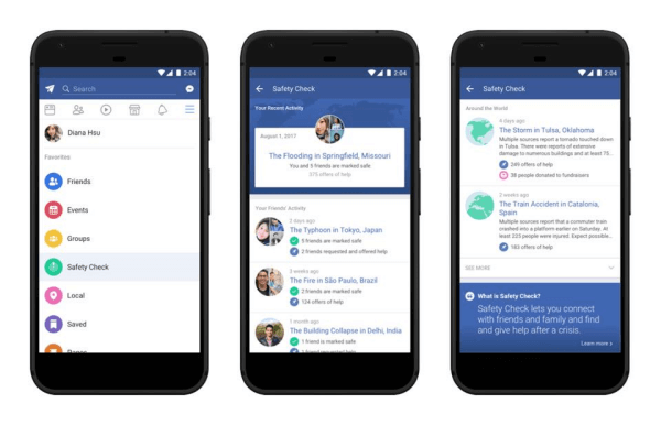 Facebook kommer snart att erbjuda en särskild säkerhetskontroll, där användarna kan se var den nyligen har aktiverats, få den information du behöver och eventuellt kunna hjälpa drabbade områden.
