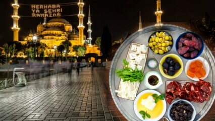 Dydiga iftar- och sahur-böner! Hur skulle profeten göra sahur och iftar? Fasta bön