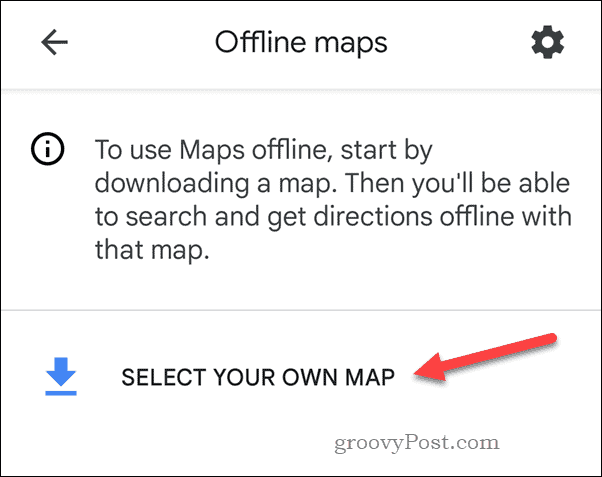 Skapa en offlinekarta från Google Maps