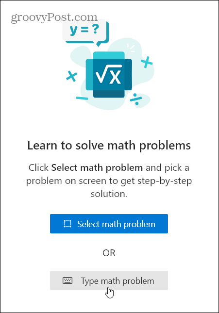 Skriv Math Problem Edge