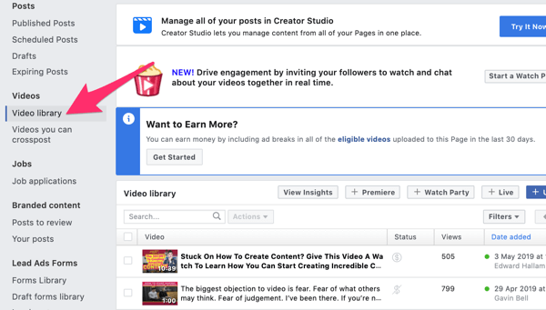 Använd Facebook-videoannonser för att nå lokala kunder, steg 5.