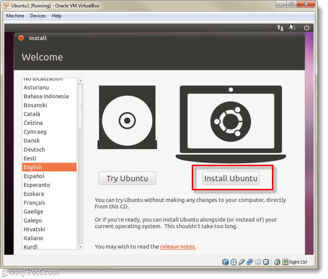 installera ubuntu 