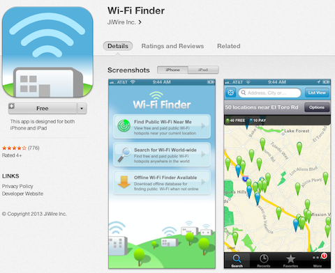 app för wifi-sökare