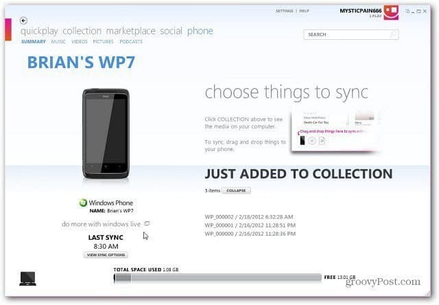 Uppdatera Windows Phone 7 med Zune-programvara