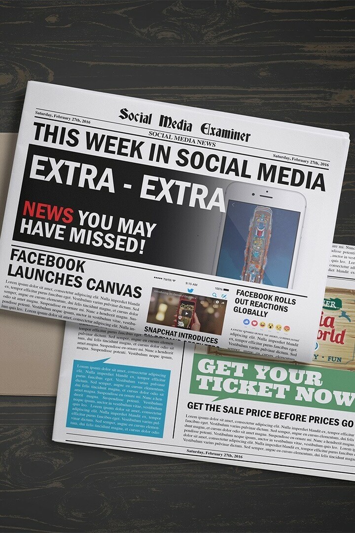 sociala medier granskare veckovisa nyheter den 27 februari 2016