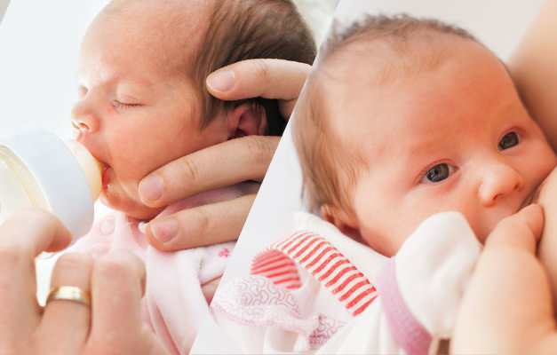 Nyfödda barn näring! Användning av flaska hos nyfött barn