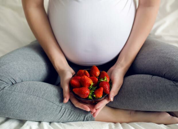 Äts jordgubbar under graviditeten