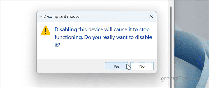 Inaktivera pekplattan på Windows 11