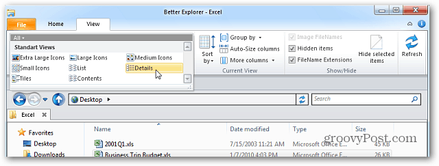 Skaffa Windows 8 Explorer-bandet på Windows 7