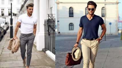 Vilka är 2021-t-shirtmodellerna för män? De vackraste t-shirtkombinationen för män