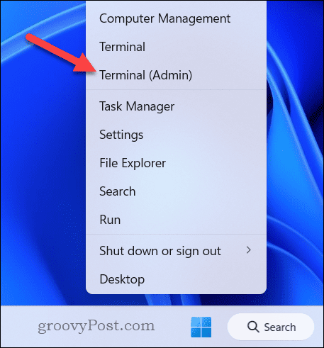 Öppna nytt terminalfönster i Windows 11