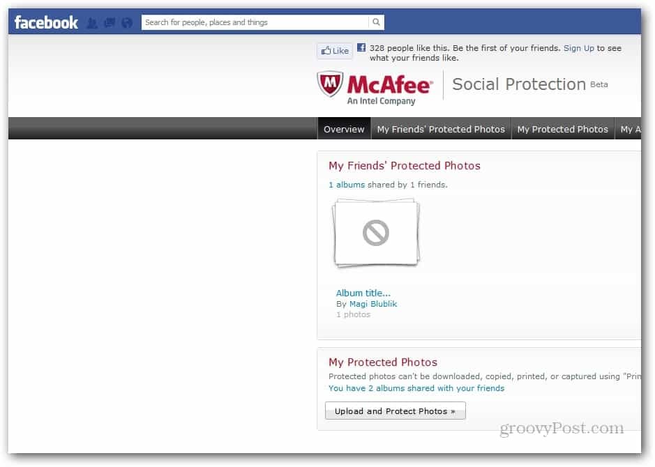 McAffee skyddar dina Facebook-bilder
