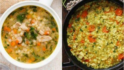 Hur man gör couscous soppa? Det enklaste och läckra receptet på couscous soppa