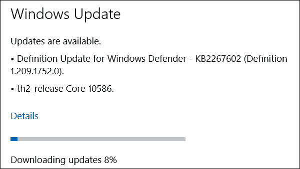 Windows 10 PC Preview Build 10586 nu tillgängligt