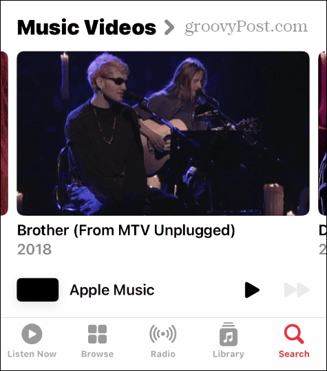 Videospellistor på Apple Music