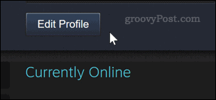 Redigerar en Steam-profil