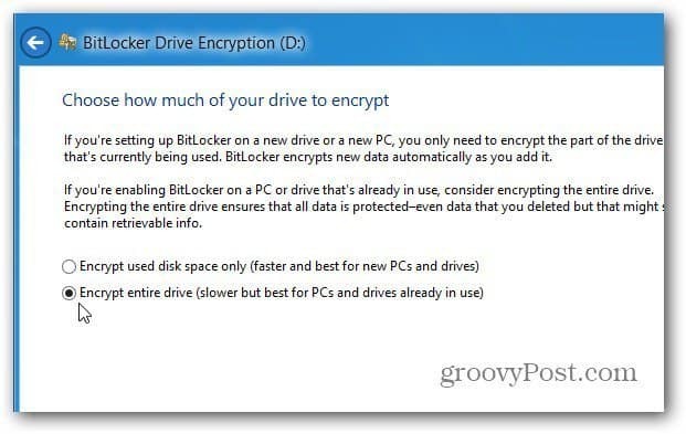 Kryptera disken