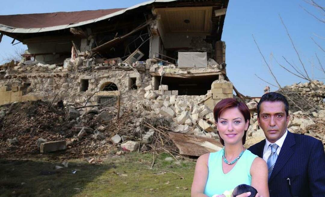 Serien 'Zerda' spelades in! Hurşit Ağa Mansion förstördes i jordbävningen