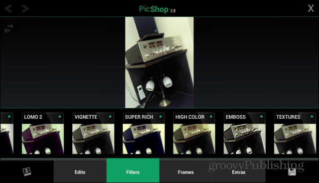 PicShop Android-huvud