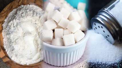 Bantningsmetod, undvika 3 vita! Hur är socker och salt kvar? 3 vit diet