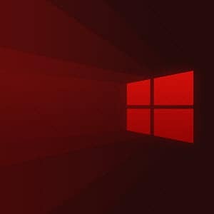 Windows 10-logotyp Röd