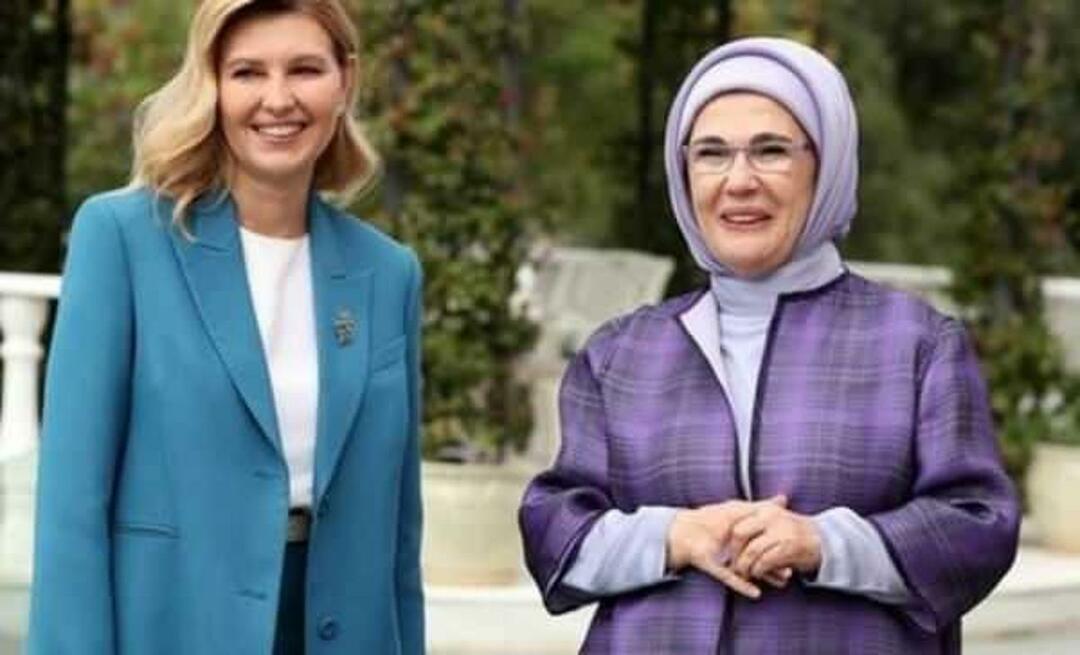 Olena Zelenska är tacksam mot First Lady Erdoğan för vad hon har gjort för ukrainska föräldralösa barn!