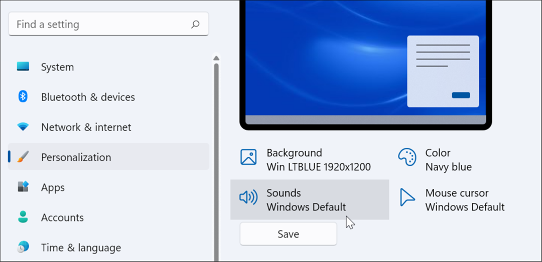 inställningar hantera systemljud i Windows 11