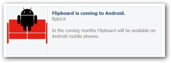 Flipboard för Android kan nu vara ditt