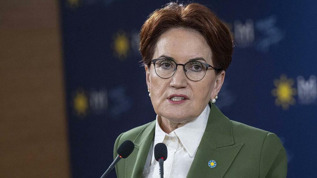  İYİ partiordförande Meral Akşener