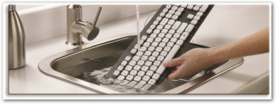 Logitechs tvättbara tangentbord