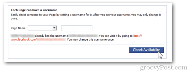 facebook sida inställningar användarnamn ändra användarnamn varje sida kan ha ett användarnamn sidnamn kontrollera tillgänglighet