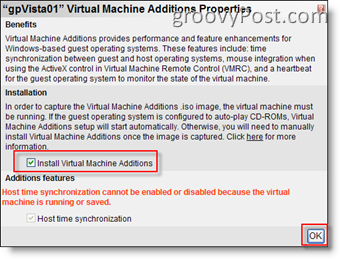 Installera virtuella maskintillägg för MS Virtual Server 2005 R2