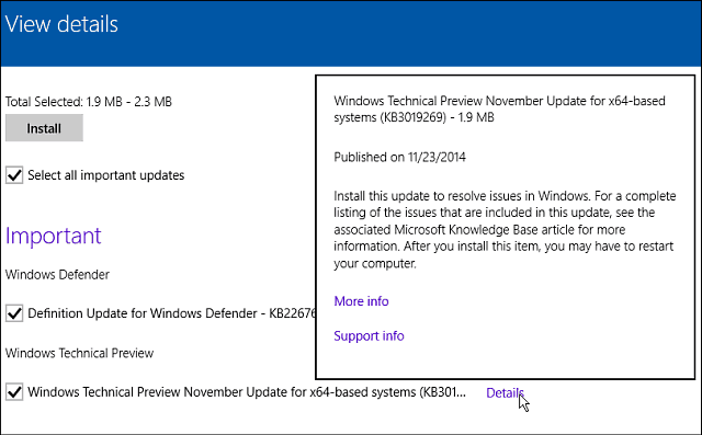 Microsoft Releases (KB3019269) -fix för Windows 10 Build 9879