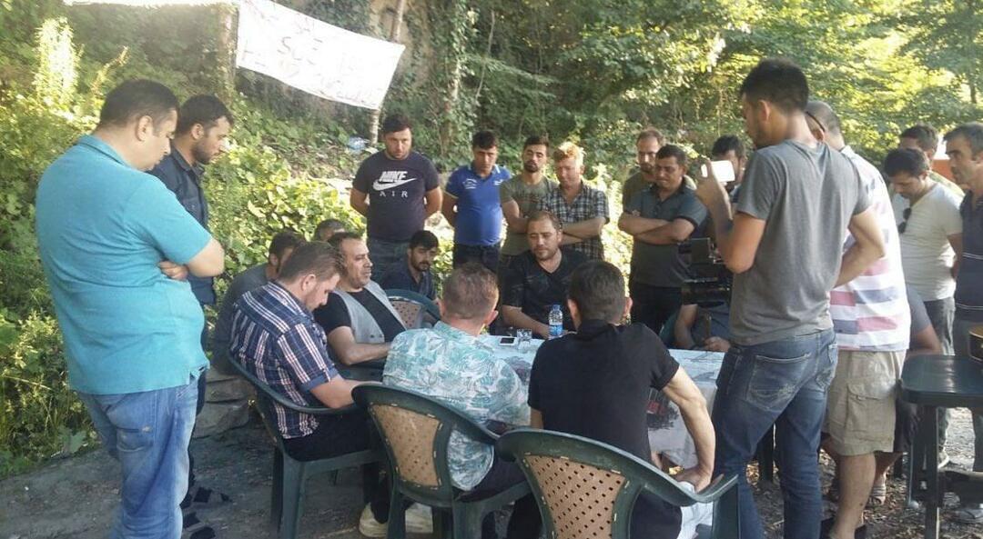 Känslomässig delning från Haluk Levent! Han drack te med gruvarbetarna