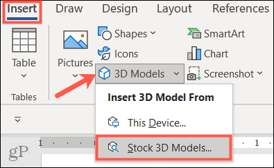 Infoga 3D -modeller i Microsoft Office