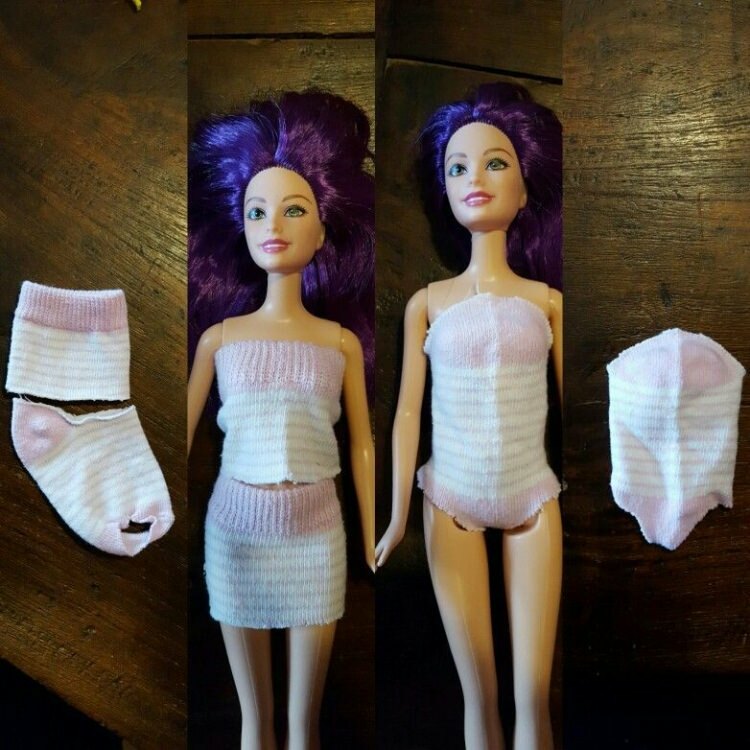 Hur man syr kläder för Barbie-dockor? Enkel och praktisk sömnad för babyklänning