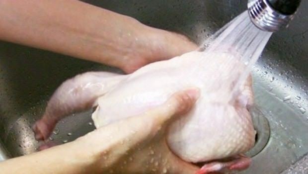 Hur ska kycklingen rengöras?