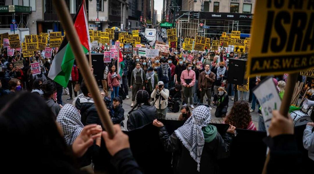 Palestina strejk i New York