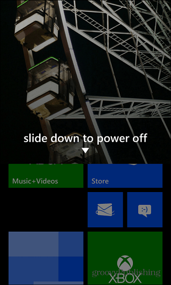 Sida nedåt till Windows Phone 8