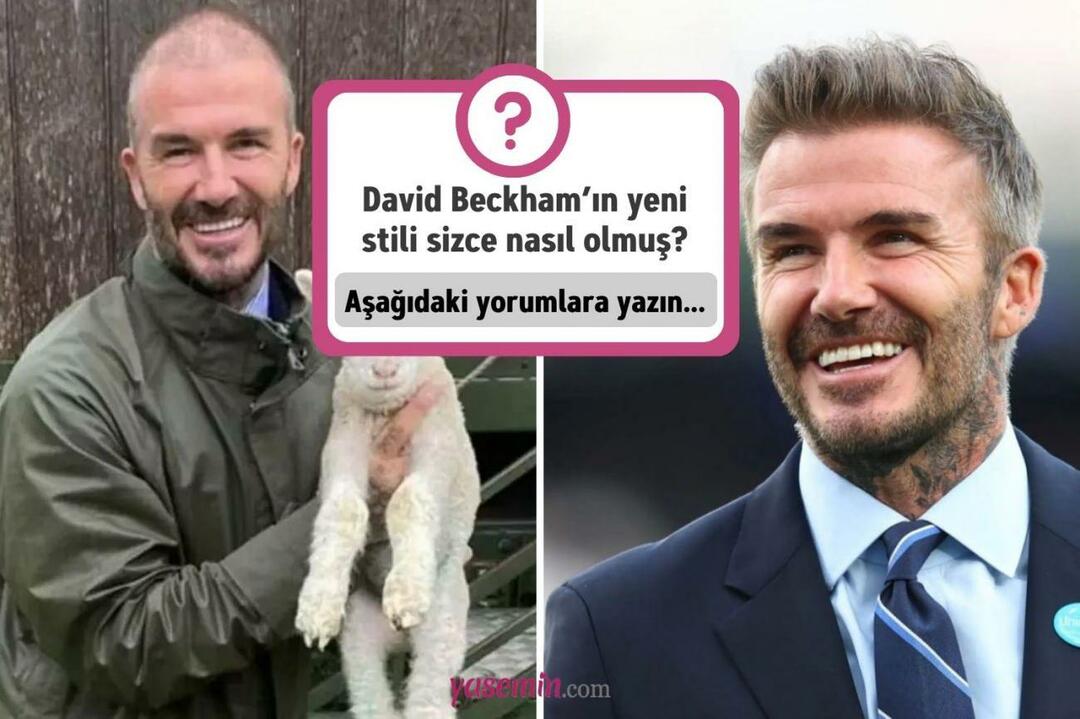 Vad tycker du om David Beckhams förvandling?