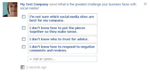 facebook fråga upp