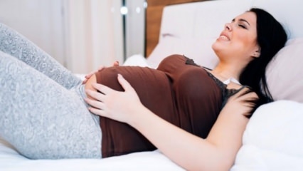 Sätt att bekvämt tillbringa de senaste tre månaderna av graviditeten