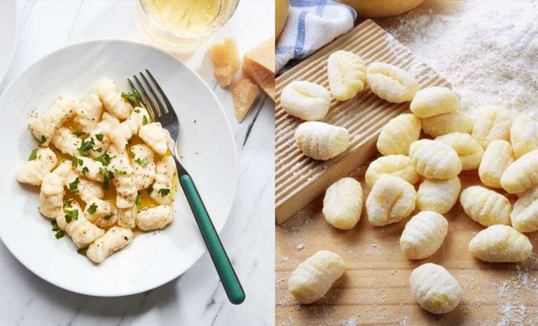 Kan gnocchi göras utan potatis? Här är smaken av det italienska köket, gnocchi