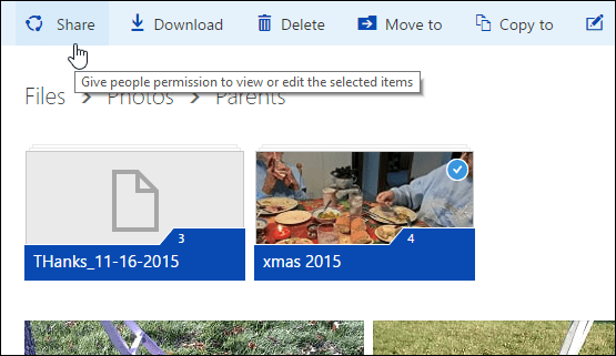 Microsoft gör det lättare att dela objekt från OneDrive