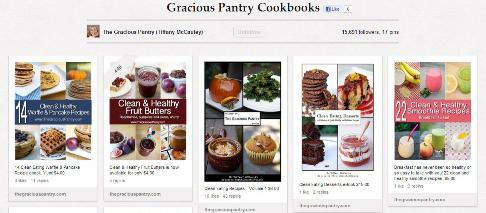 Gracious Pantry cookbooks board