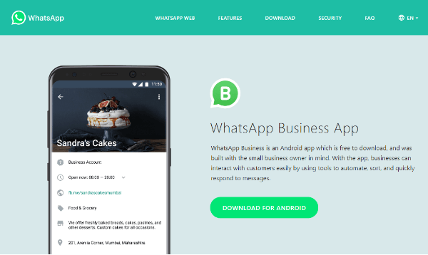 WhatsApp lanserade WhatsApp Business, en ny app som gör det lättare för företag och kunder att ansluta och chatta.